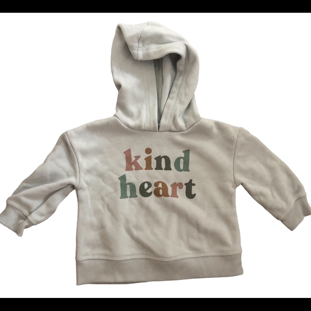 NWOT the little co Kind Heart Hoodie
